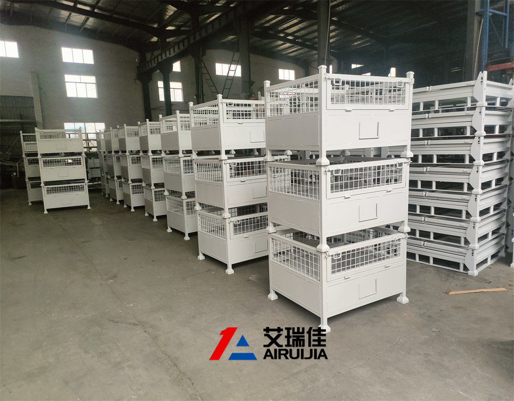 承重2T的钢制周转箱  